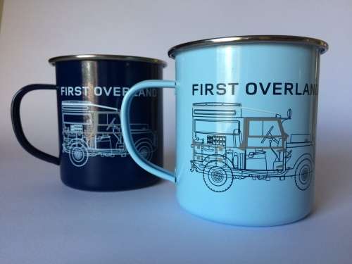 Set of 2 Land Rover Enamel Heritage Mugs