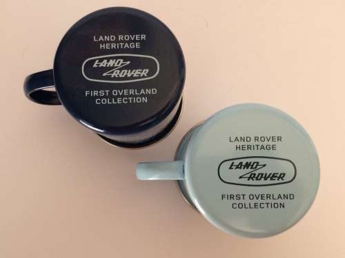 Set of 2 Land Rover Enamel Heritage Mugs