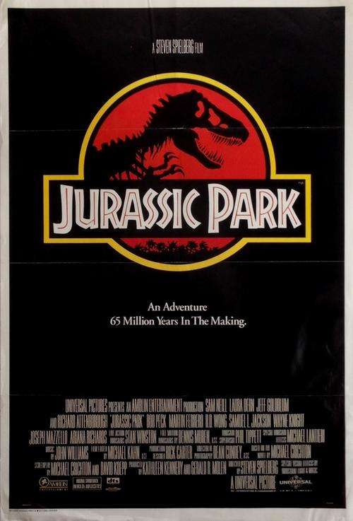 Jurassic Park Movie Poster (Original)