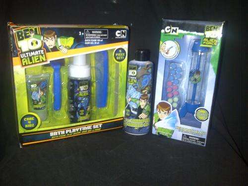 BEN 10 BATH PLAYTIME SET AND ACCESSORIES