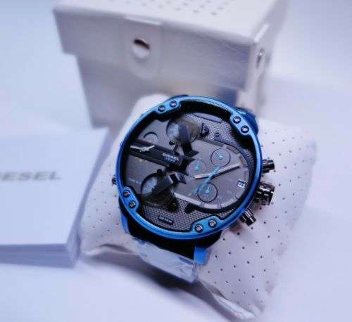 Diesel Men's Watch DZ7414 Mr. Daddy 2.0 Blue Night
