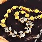 *Exquisite Gold Leaf Ladies Bracelet*