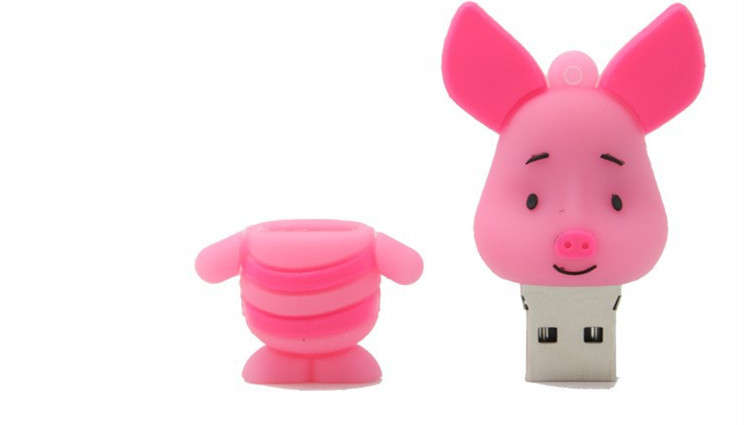 Lovely Cute Piglet 8 gig usb flash drive