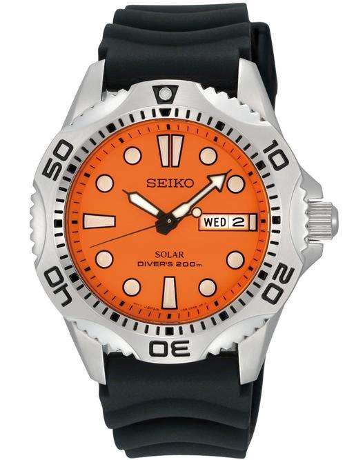 Seiko New Generation SOLAR Mens Scuba Diver's Sports Watch SNE109P1