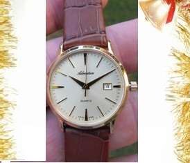 100% SWISS Made, ADRIATICA  Classic Champagne Dial Ladies Date Watch A3143.1211Q