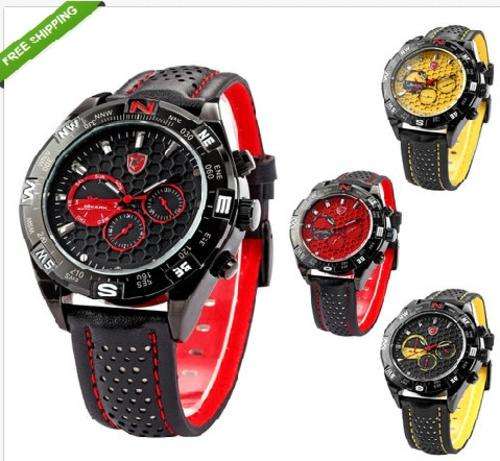 ** SHARK SPORT ** F1 Inspired Chrono Complication, Day, Date, 24 Hour Mens