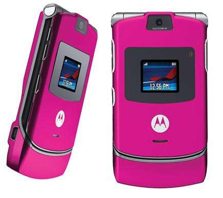 **IN STOCK**UNLOCKED PINK Motorola RAZR V3 GSM Camera Cellphone