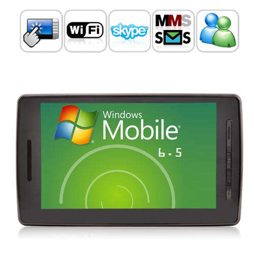 **Free Shipping**Just Owesome**Qi Smartbook U2000 - Windows Mobile 6.5 Phone with 5 Inch Screen
