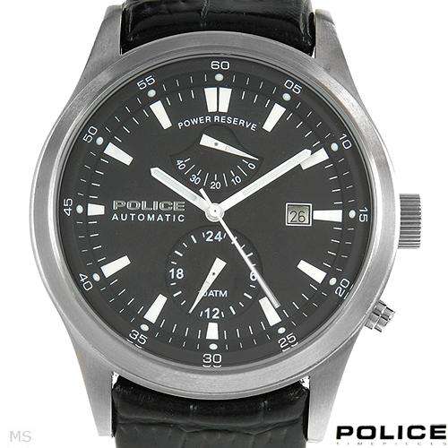 **Italian Styling**POLICE "Escape" Date Automatic Power Reserve Watch PL-10287JS/02A