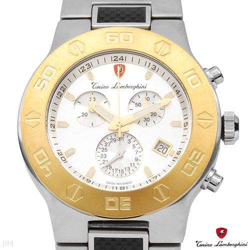 **Beautiful**TONINO LAMBORGHINI Brand New Gentlemens Chronograph Date Watch EN034.302CF