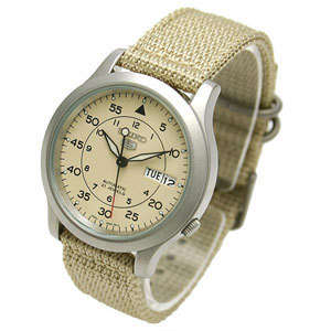 **Classic**SEIKO AUTOMATIC MILITARY AVIATOR WATCH TOUGH BAND SNK803K2