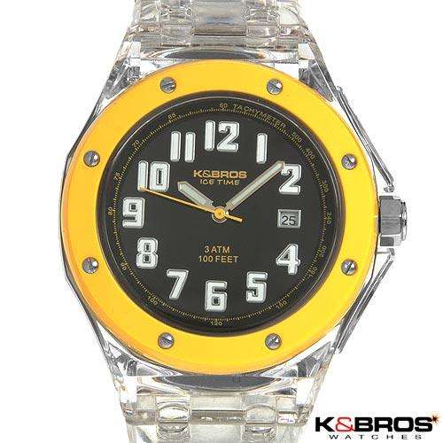 K AND BROS "ice time" Brand New Gentlemens Date Watch 9399-4