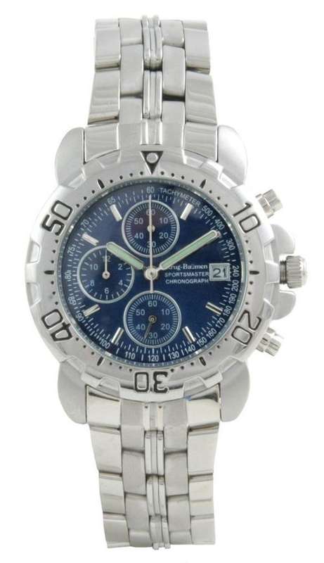 Krug Baumen SPORTSMASTER Blue S/STEEL Gents Chronograph