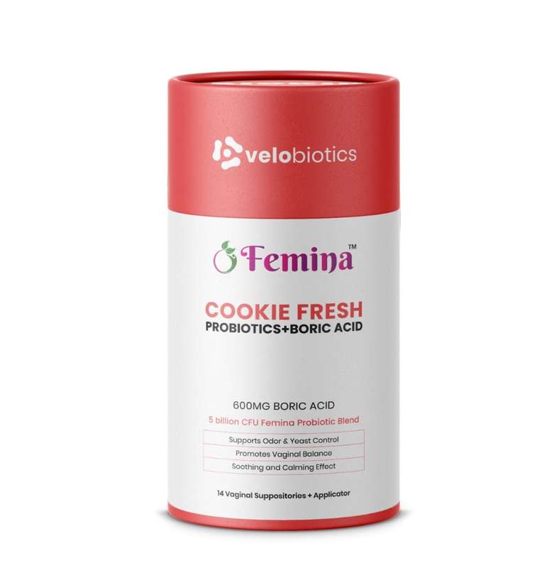 FEMINA PROBIOTIC COOKIE FRESH SUPPOSITORIES WITH BORIC ACID (20S)