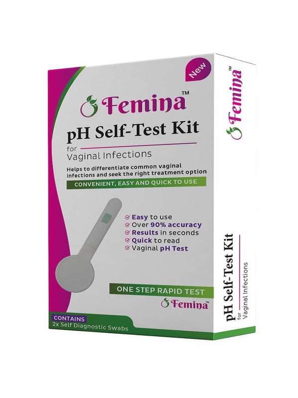 Femina Vaginal pH Self-Test Kit for Infections