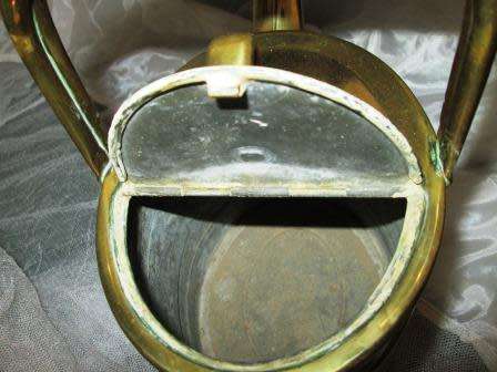 ANTIQUE JOSEPH SANKEY &SONS SOLID BRASS WATERING CAN