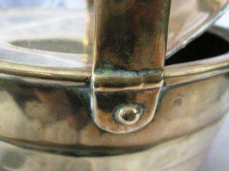 ANTIQUE JOSEPH SANKEY &SONS SOLID BRASS WATERING CAN
