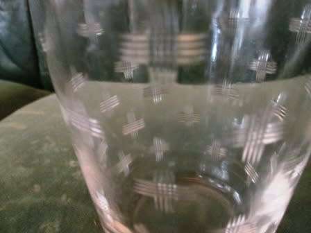 ART DECO 1930S STUART CRYSTAL AND CHROME COCKTAIL SHAKER