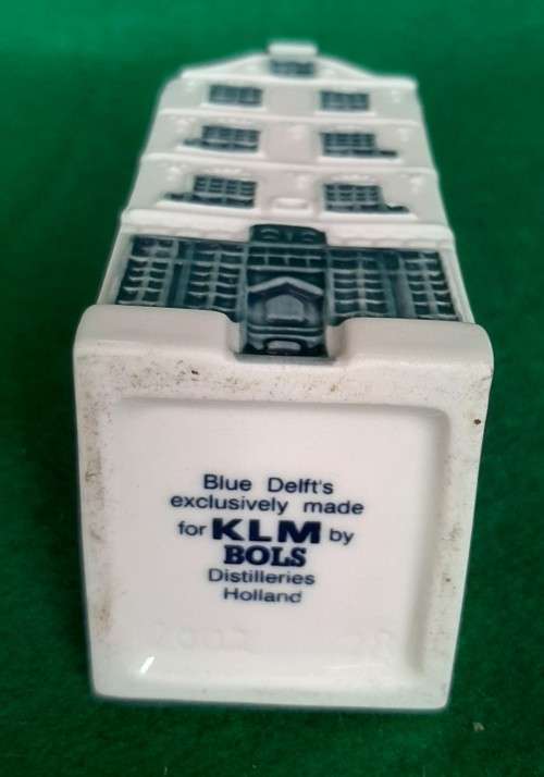 BLUE DELFT KLM BY BOLS MINIATURE HOUSE NO 28