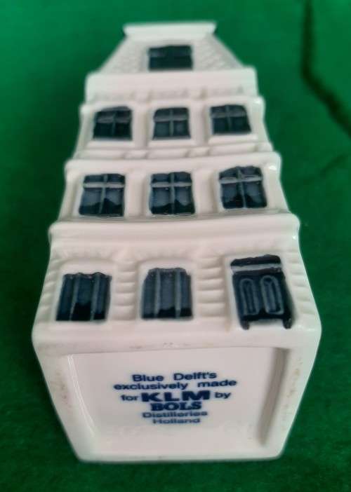 BLUE DELFT KLM BY BOLS MINIATURE HOUSE NO 61