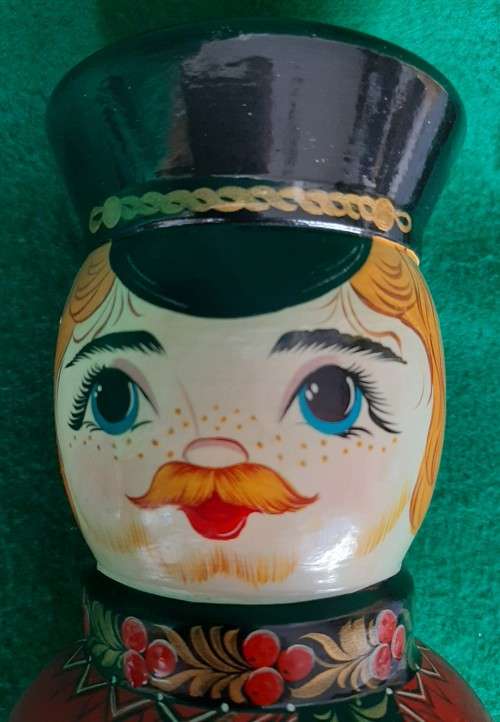 LARGE WOODEN RUSSIAN DOLL