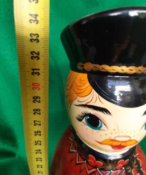 LARGE WOODEN RUSSIAN DOLL