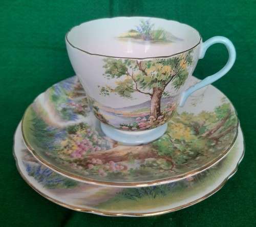SHELLEY WOODLAND PATTERN NO 13348 TRIO