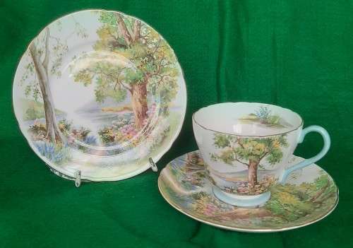 SHELLEY WOODLAND PATTERN NO 13348 TRIO