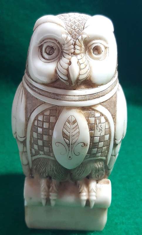 JOHN BICCARD OWL FIGURINE
