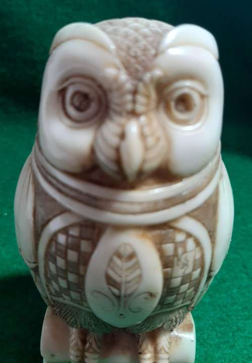 JOHN BICCARD OWL FIGURINE