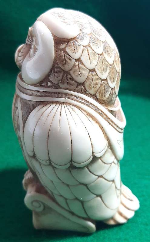 JOHN BICCARD OWL FIGURINE