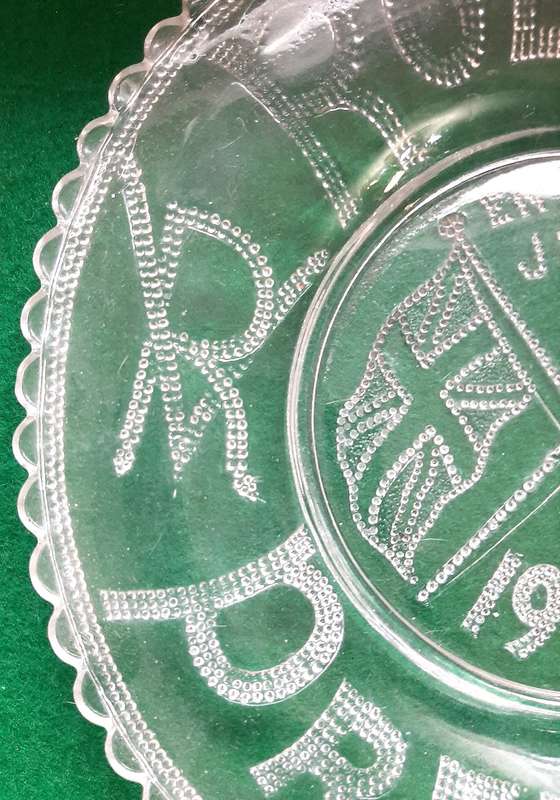ANTIQUE VICTORIAN LORD ROBERTS ANGLO BOER WAR GLASS PLATE