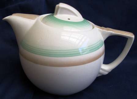 ART DECO "MIDWINTERBURSLEM" TEA POT.