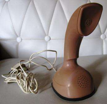 VINTAGE 1970S CREAM PLASTIC ERICOFON TELEPHONE BY ERICSSON