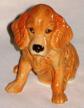VINTAGE SYLVAC SPANIEL DOG ORNAMENT MARKED SYLVAC ENGLAND 18