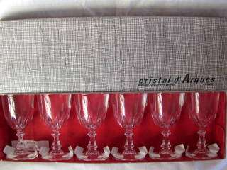 Boxed Sherry Glasses (6) Cristal d' Argues   France