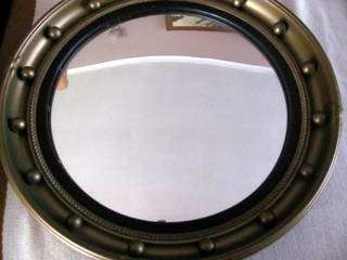 Vintage 'AISONEA' Superior Products, Reg Trade Mark Round Mirror.. With 'Plastic' Frame...