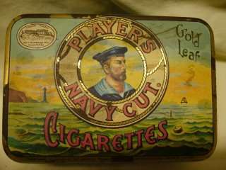 Vintage Players 'Navy Cut' Cigarette Tin