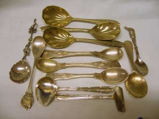 Assorted Spoons.Silver Plated. (12)