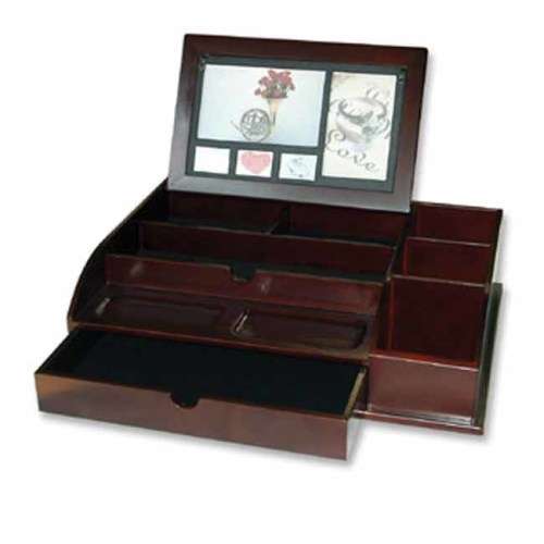 Dark mahogany personal bureau