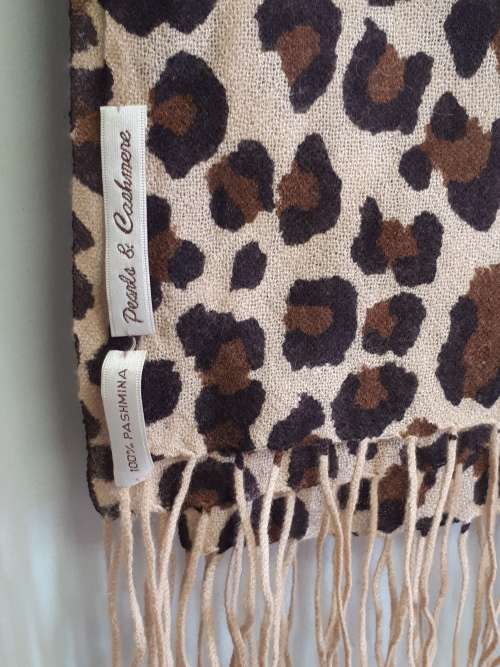 Leopard Pashmina Scarf Large size