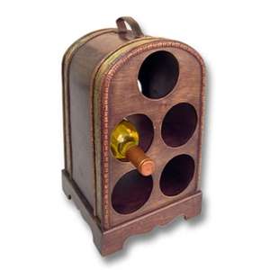 ANTIQUE WOODEN WINE RACK