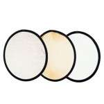 Reflector 2 in 1 silver gold 110cm  Easy to carry. No fading.