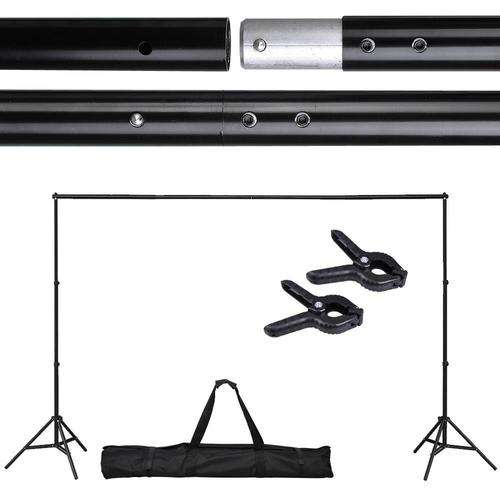 Muslin Backdrop Background Stand 3m x 4m Expandable with Bag