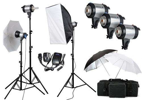 180W Studio Strobe Flash Kit
