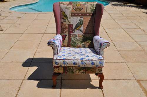 Funky Wing Back Armchair - COLLECTIONS ONLY