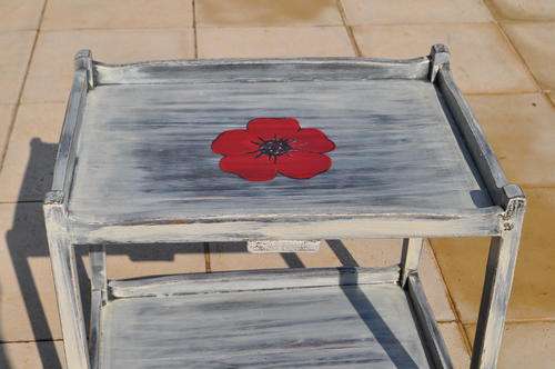 Very old distressed tea trolley