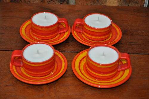 Set of Four Scented Soya Wax Candles