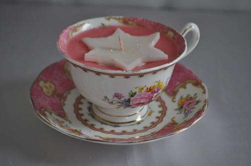 Vintage Cup Candle