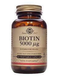 Solgar Biotin 5000ug : 50 capsules